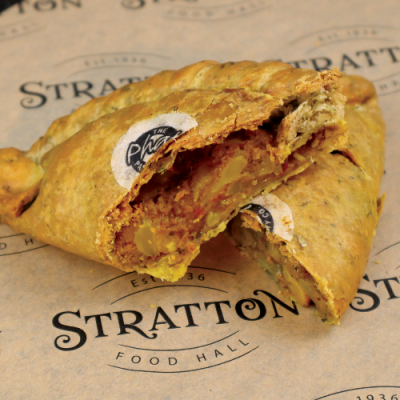 Cauliflower & Onion Bhaji Pasty